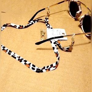 NWT Animal Print Eyewear Strap | ID Holder